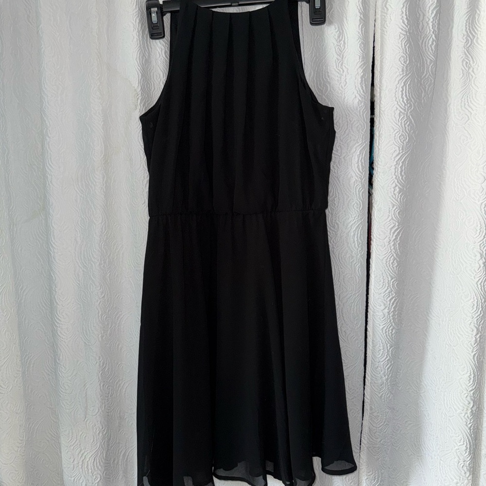 Blue Rain Elegant Black Mini Dress